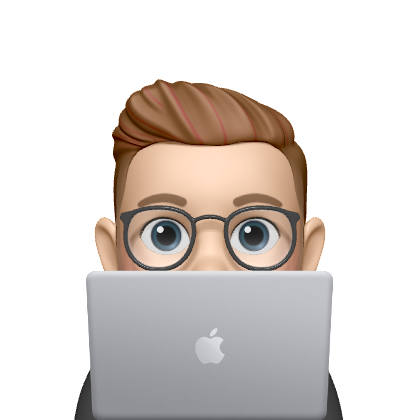 Person behind laptop